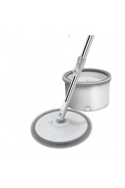 Blusmart Rotating Round Mop, Microfiber Cloth, with Bucket, 5 L