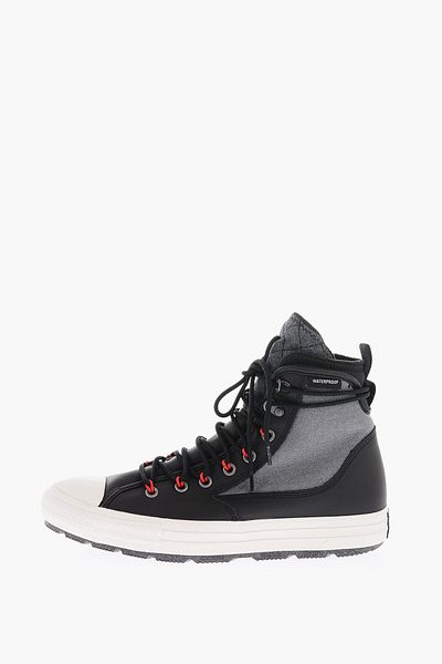 converse Teniși Chuck Taylor All Star din piele texturată, cu talpă înaltă