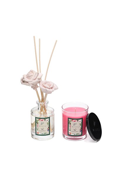 Missi Garden Rose Oda Kokusu ve Vegan Mum Hediye Seti