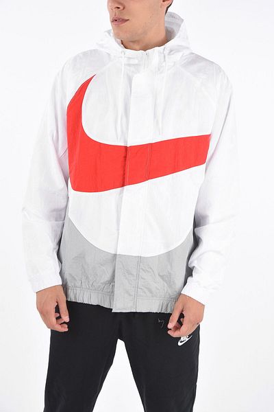 Nike Hooded Jacket With Hidden Buttons