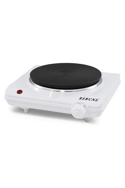 rebune Electric Cooker with Single Plate - 1500W - Silver - RE-4-012