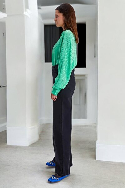 Livik Chloe γυναικείο μαύρο εξαιρετικά ψηλόμεσο ελαστικό τζιν ύφασμα τζιν 90'...