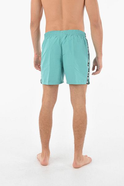 Nike Swim Contrasting Logoed Band Boxer Swimsuit