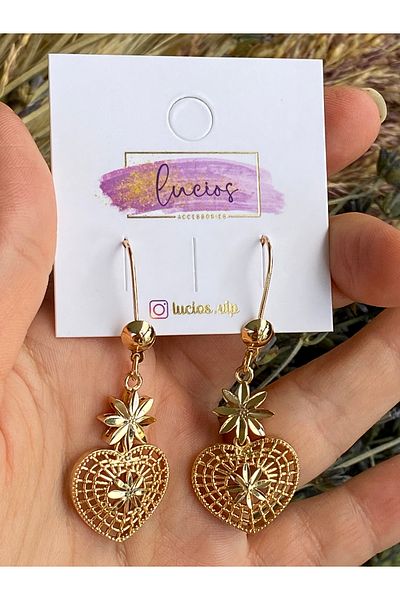 Lucios Local Laser Cut Earrings with Golden Craftsmanship