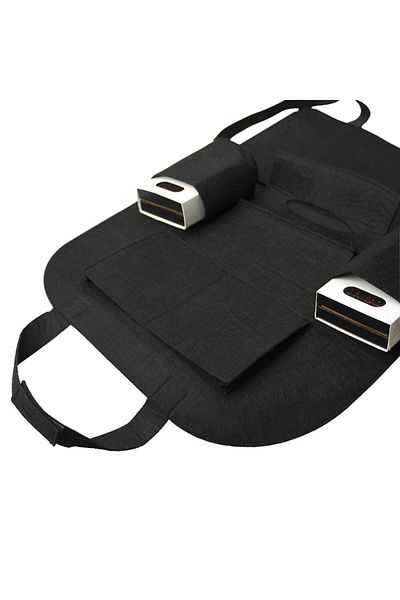 ideal STORE Organizator Multifunctional pentru Scaun Auto idealSTORE, Include 7 Buzunare de Diferite Dimensiuni,