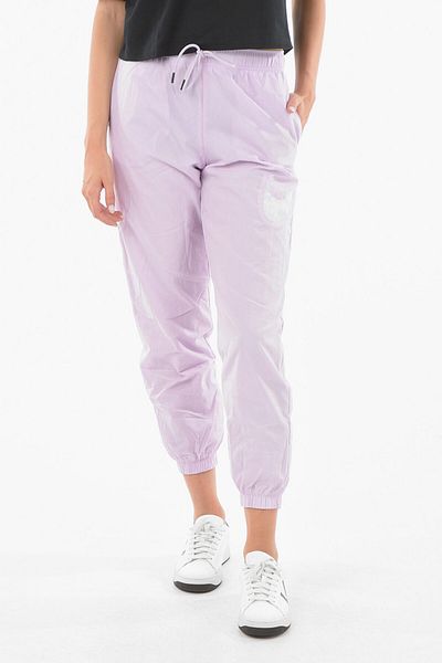 Nike Solid Color Nylon Loose Fit Joggers