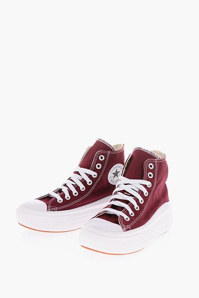 converse Teniși All Star Chuck Taylor All Star din bumbac cu platformă și 4 cm din material textil