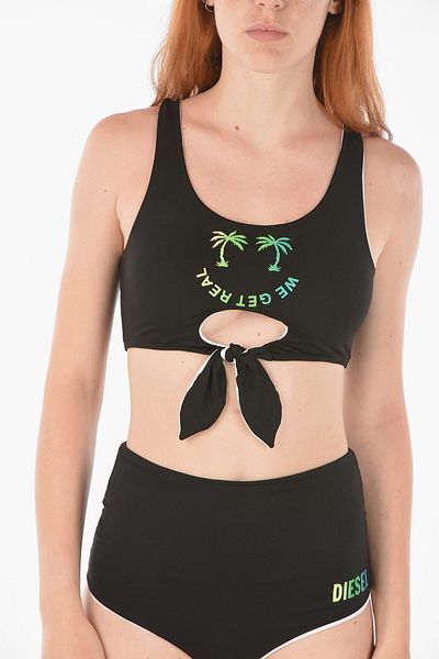 Diesel Sutien de bikini cu detaliu decupat We Get Real