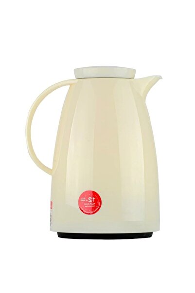 BASURRAH tea thermos, beige color, 1 liter