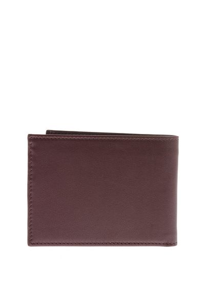 Corneliani Solid Color Soft Leather Wallet