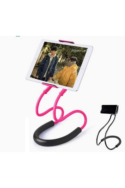 Generic 2pcs Pink Cell Phone Neck Holder