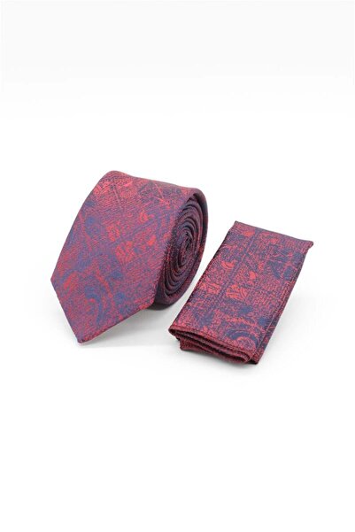 İmza Red Patterned 6 cm Tie