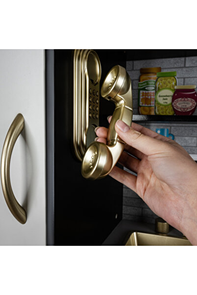 KRUZZEL Bucatarie multifunctionala pentru copii, din lemn, Kruzzel,16806, cu lumini