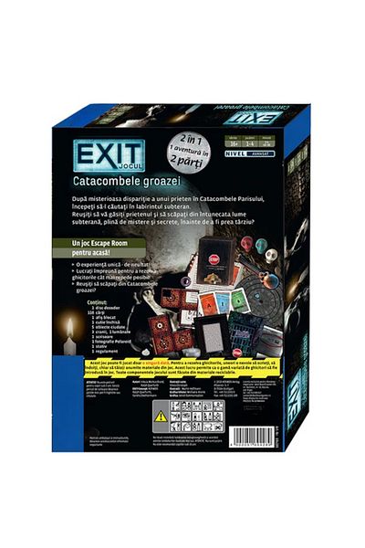 ideal STORE Catacombs of Horror Board Game idealSTORE, Advanced Level, Manage to find your Friend and