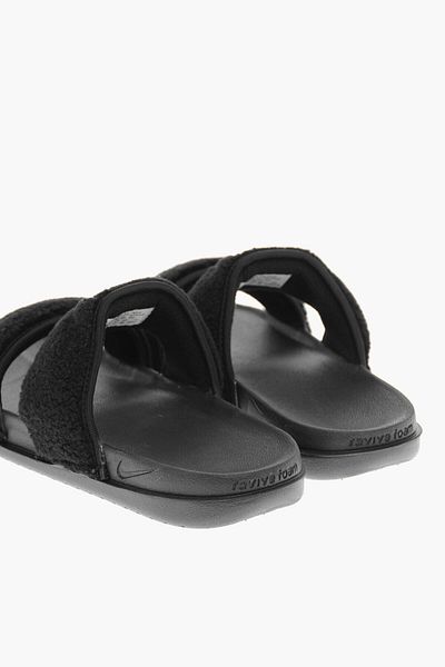 Nike Faux Fur Offcourt Duo Sliders