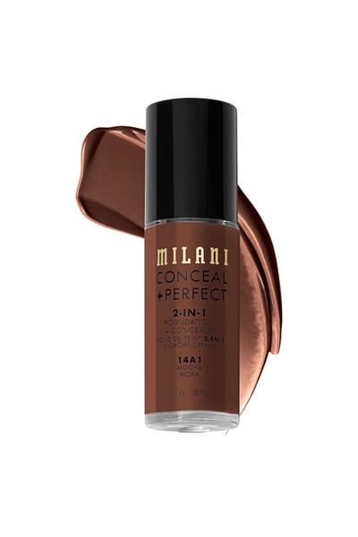 MILANI (Mocha) - Conceal + Perfect 2-in-1 Foundation + Concealer - Mocha (30 ml)