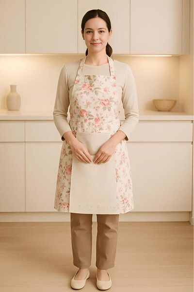 MODALİN Towel Kitchen Apron Practical Use Apron