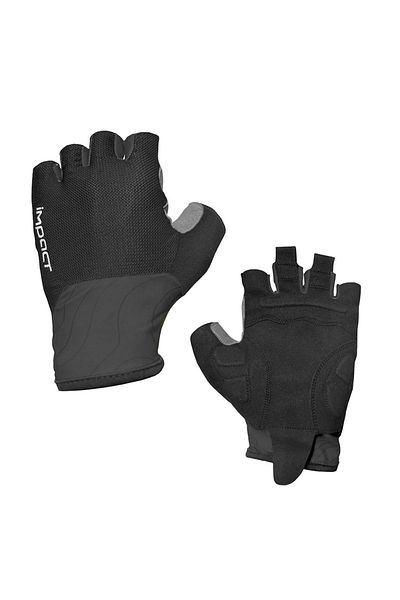 Impact Velor Short Finger Gloves Gel Gray S Eld-225