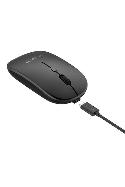 Totulife Wireless Rechargeable Mouse – Bluetooth & Type-C Dual Mode, Compatible with Laptop, MacBook & PC
