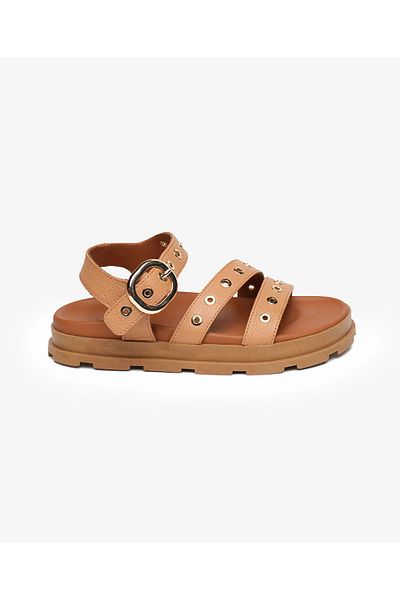 Greyder 34470 Tan Genuine Leather Women's Sandals