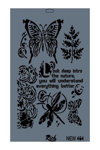 Rich Stencil New Series 464 25X35