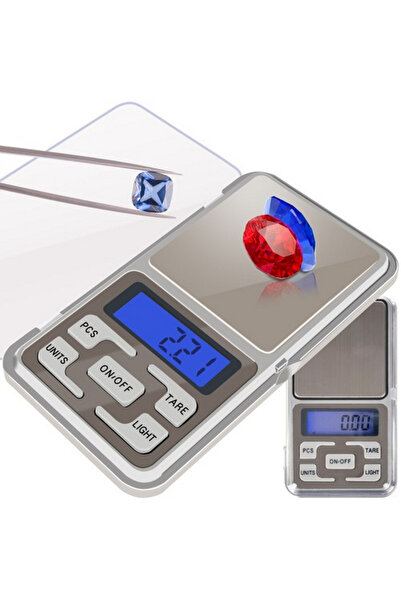 ideal STORE Ηλεκτρονική ζυγαριά τσέπης idealSTORE, οθόνη LCD, μέγιστη χωρητικότητα 200 g, αυτόματος διακόπτης, Ide