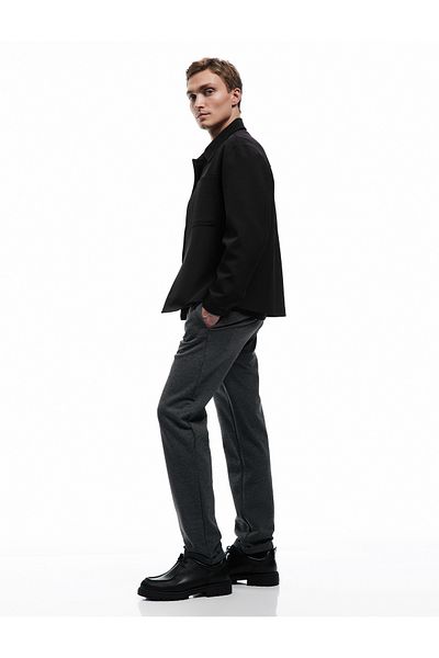 Koton Pocket Detailed Folded Leg Waist Lace up Trousers