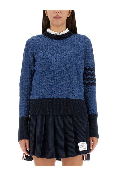 THOM BROWNE Jersey cu dungi 4Bar