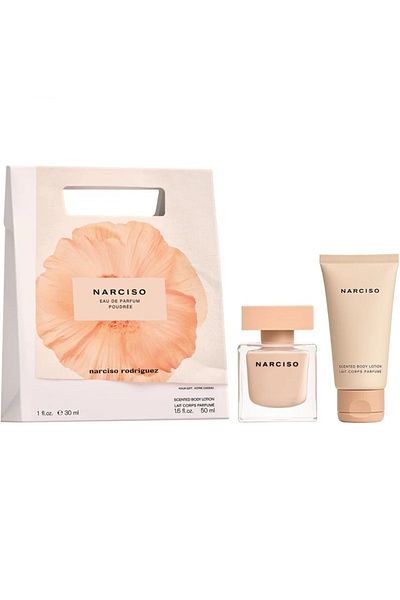 Narciso Rodriguez Poudrée, Women's Set, Eau de Parfum 30 ml+Perfumed Body Lotion 50 ml
