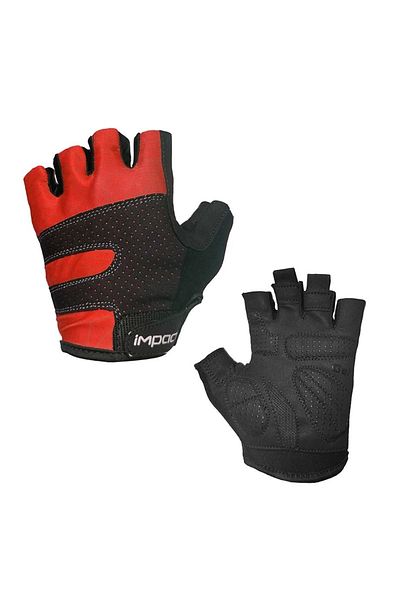 Impact Peak Short Finger Gloves Gel Red S Eld-230