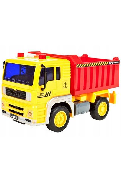 ideal STORE DDEshop Interactive Fantastic Tipping Truck, 3x AG13 Batteries Included, 24 x 11.5 x 11.5 cm, Multi