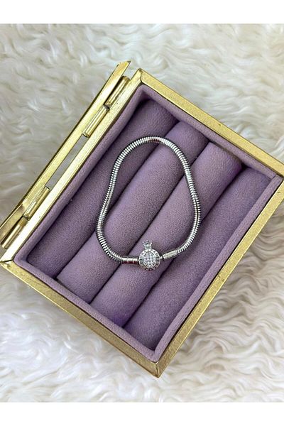 BY YASİN TOPÇU Crowned Pave Bracelet (17cm)