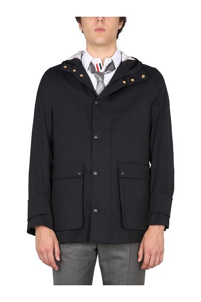THOM BROWNE Parka din nailon.