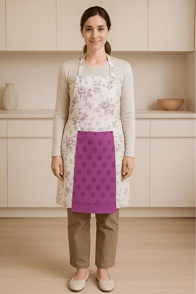 MODALİN Towel Kitchen Apron Practical Use Apron