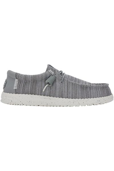 HEY DUDE Wally Stretch Sox Men's Shoes - Gray