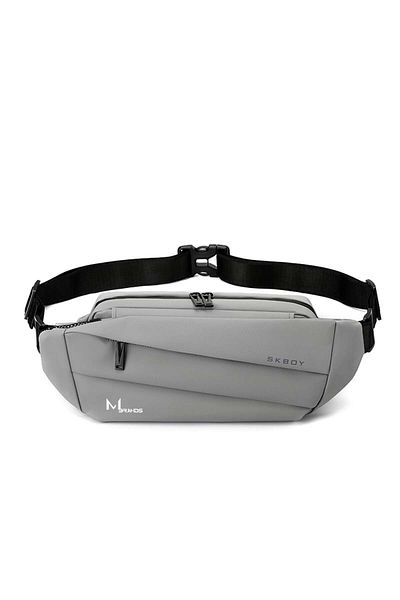 MBrands Shoulder bag, purse MBrands 1203, water resistant Gray