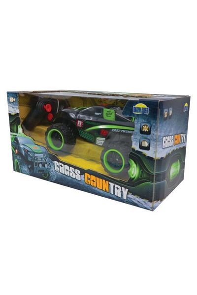 ideal STORE Dromader Radio Cross Country Car, Remote Control, Black/Green