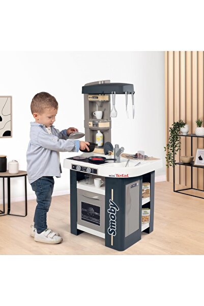 Cici Oyuncak Mutfak Oyuncak Seti 3+ Yaş Elektronik Sesli Ocaklı 27 Parça Made...