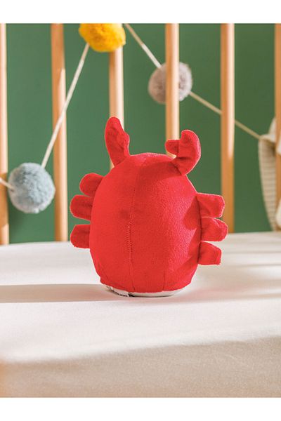LC Waikiki Summer Collection Crab Figured Filled Plush Baby Throw Pillow 20 cm City