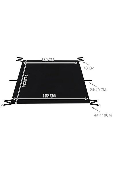 ideal STORE Parasolar Parbriz Anti-Inghet idealSTORE, Dimensiuni 130 x 113 x 167 cm, Impermeabil, Montaj Rapid P