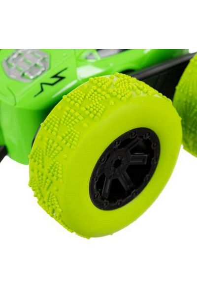 ideal STORE idealStore CrazyAcroBat Remote Control Acrobatics Car, with Lights, 360 Rotation, Rubber Wheels,