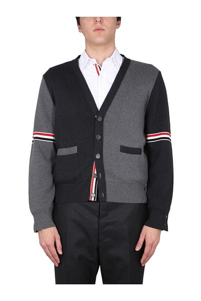 THOM BROWNE V-Neck Cardigan