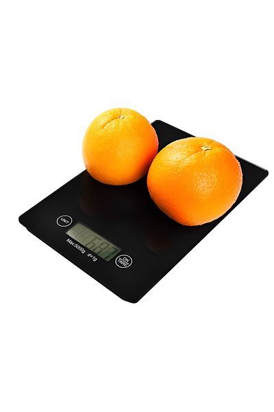 ideal STORE Cantar Electronic de Bucatarie idealSTORE, Dimensiuni 23 x 2 x 16 cm, Afisaj LCD mare, Oprire Automa