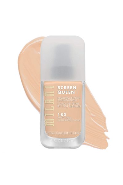 MILANI Screen Queen Liquid Foundation Makeup - Cruelty Free Foundation (Warm Shell) 30 ml