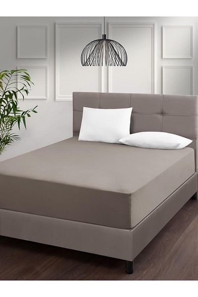 Karna Home Wide Elastic Combed Cotton Sheet Elina – Breathable, Flexible Structure