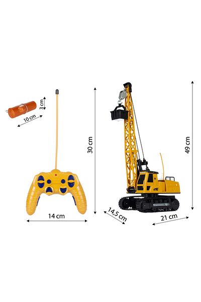 ideal STORE Interactive Crane with Remote Control CRANE LUXURY idealSTORE, Dimensions 21x14x49 cm Stable Construction