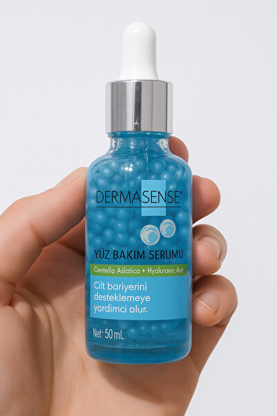 Dermasense Yüz Bakım Serumu 50 ml – Centella Asiatica + Hyaluronik Asit | Cil...