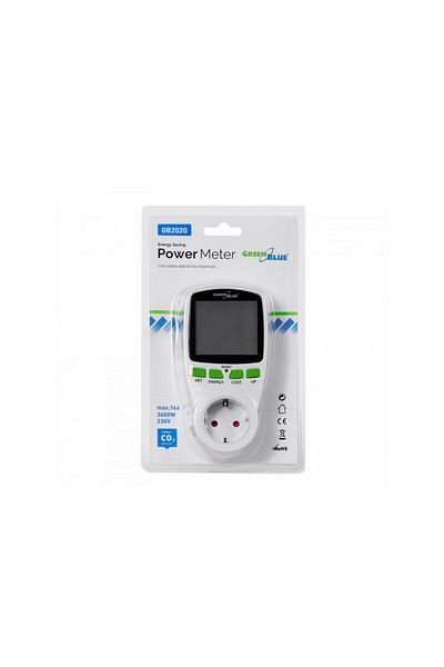 ideal STORE Socket with energy consumption display, 3600W, accurate price calculation and consumption measurement