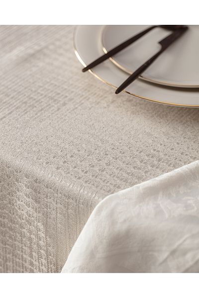 Madame Coco Clarice Tablecloth - Beige - 160X230 cm