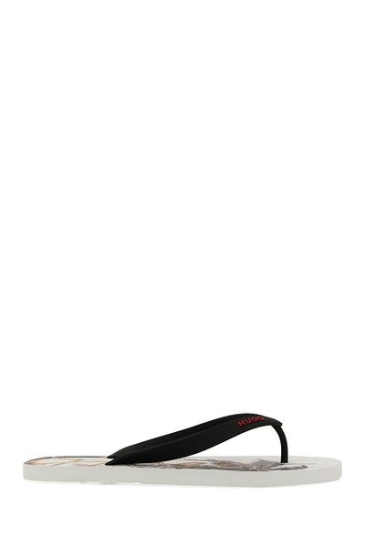 Hugo Boss Slide Sandal With Print